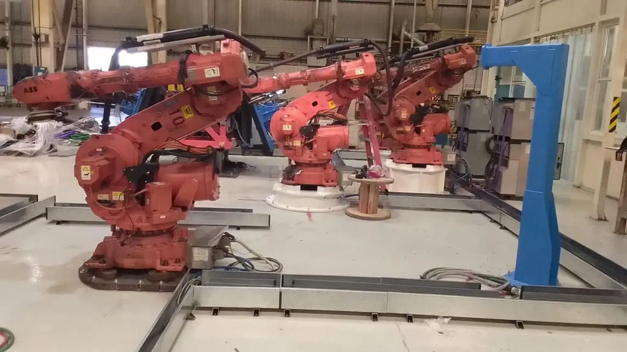 Mantenimiento robots ABB industriales — MCM3 SRL